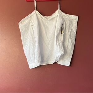 1 State Off the Shoulder White Top